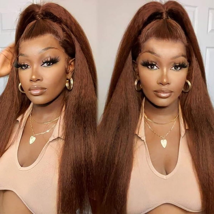 Kinky Straight Human Hair Hair Bundles One Donor Raw Hair Wholesale Vendor Super Double Drawn Virgin Hair Bulk Deal