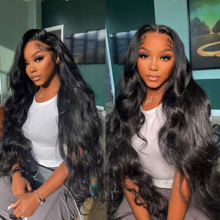 Double Drawn Body Wave HD Lace Front Wig Pre Plucked Glueless13x4 13x6 RawVietnamese Human Hair Wigs for Women OEM ODM