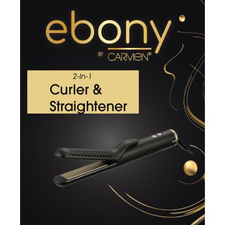 Carmen Ebony Wide Plate Hair Straightener