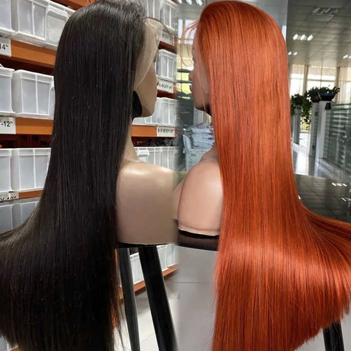 Raw Vietnamese Remy Human Hair Lace Front Wigs HD Lace High Quality Double Drawn Bone Straight Long Length Single Donor Women