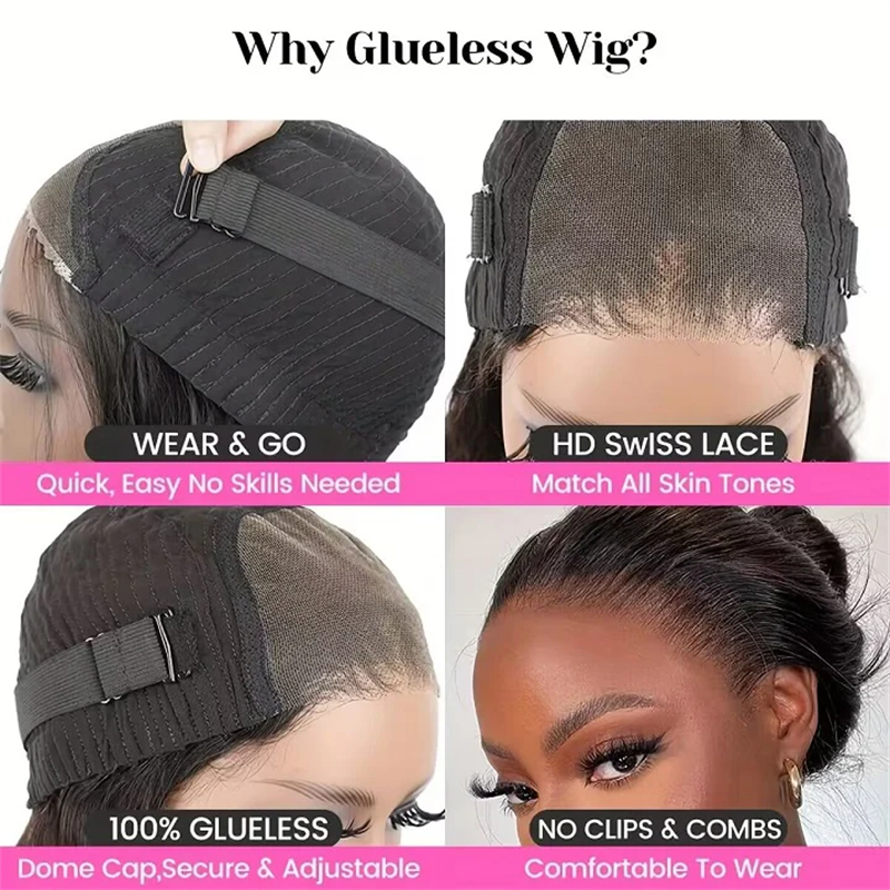 4X4 Transparent Lace Front Bob Wig Raw & Glueless Wearable Natural Human Hair Wig