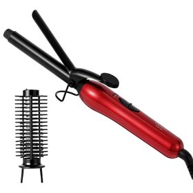 Carmen Paris Rose Gold Collection 2-In-1 Styler - Black