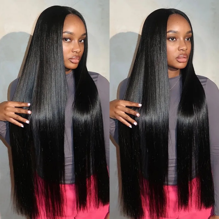 Raw Vietnamese Hair Single Drawn Lace Front Glueless Wigs Bone Straight Original Luxury Human Hair Wigs for Women