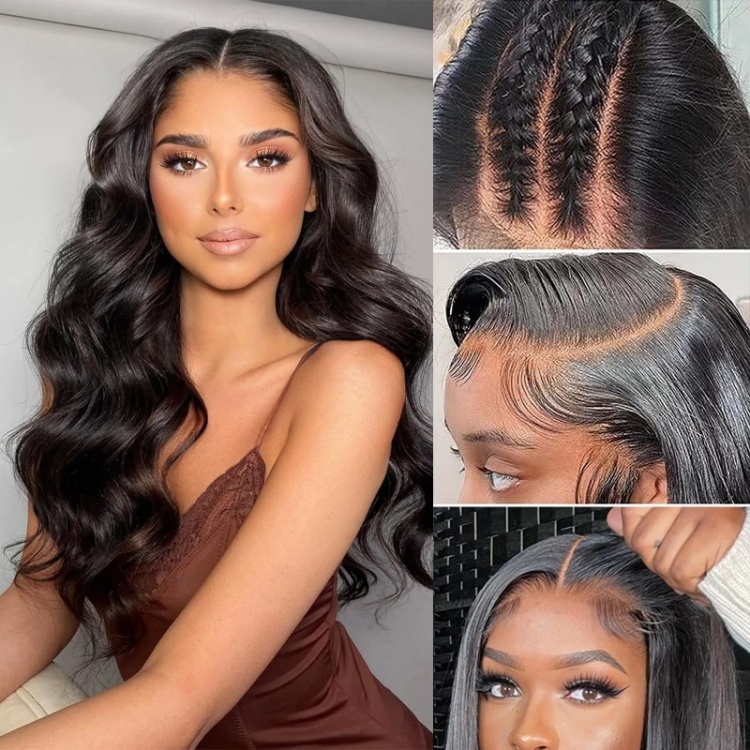Wholesale Cheap Vietnamese Remy 3D Body Wave HD Full for Wig 13x4 Lace Front Wigs 1 Piece