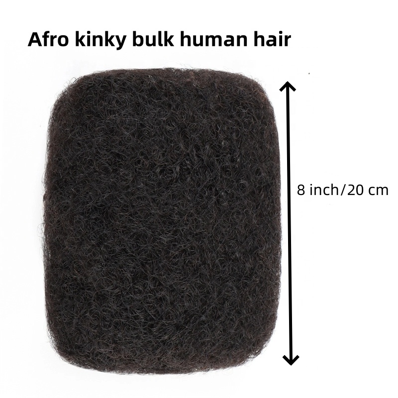 Afro Kinky Bulk Vietnamese Remy Hair Bundles 100% Unprocessed Raw Virgin Hair Extensions Make Locks Dread Human for Braiding