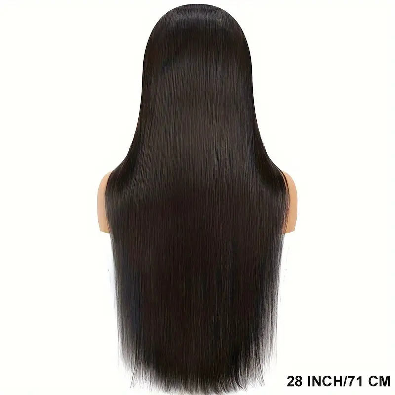 30-38 Inch Blend Straight Lace Front Wigs Human Hair 200% Density 13x4 HD Transparent Wigs Pre Plucked With Baby Hair
