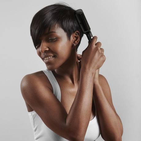 Carmen Ebony Ceramic Hair Straightening Brush