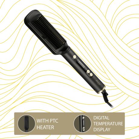Carmen Ebony Ceramic Hair Straightening Brush