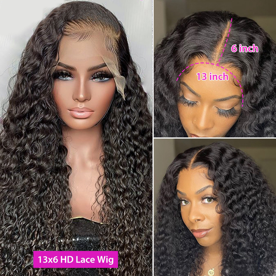 Wholesale Cuticle Aligned Raw Indian Glueless Lace Front Wigs Human Hair Transparent for Body Wave Long Length Black Women