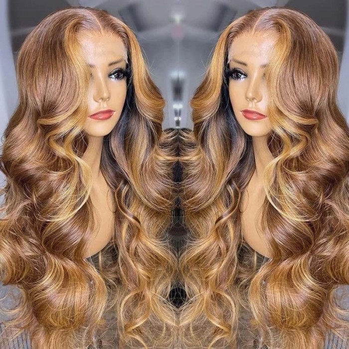 Brazilian Hair 360 Lace Wig Transparent for Lace 100% Virgin Remy Human Hair 180% Density Full Coverage Long Length Grade