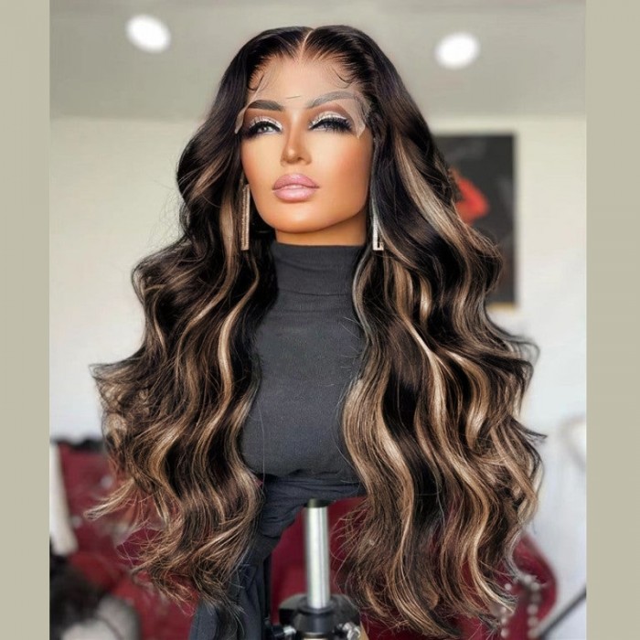Brazilian Hair 360 Lace Wig Transparent for Lace 100% Virgin Remy Human Hair 180% Density Full Coverage Long Length Grade