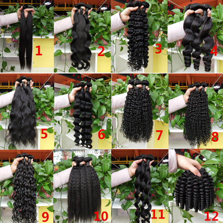 Brazilian Human Hair Weave Bundles Grade 10A Remy Virgin Hair Cuticle Aligned Wholesale Lace Front Wigs