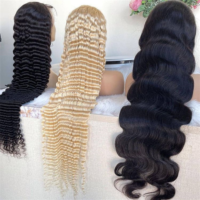 China Factory Supply Unprocessed 100% Cheap Hot Sale Wholesale Raw Virgin Cuticle Aligned Hair Bundle and Frontal Lace Wig