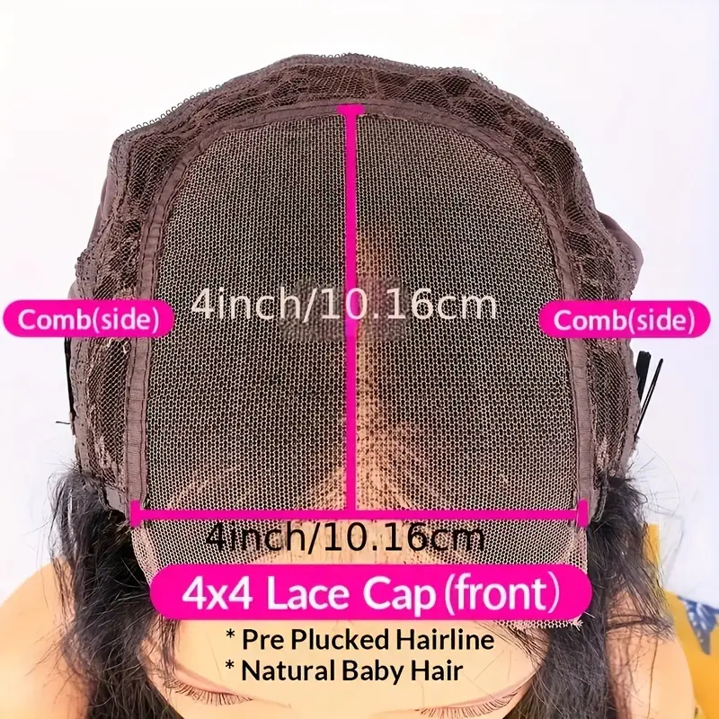 4x4 Lace Front Short Bob Wig Glueless Original Human Hair Wigs Raw Indian Natural Transparent for Lace Frontal