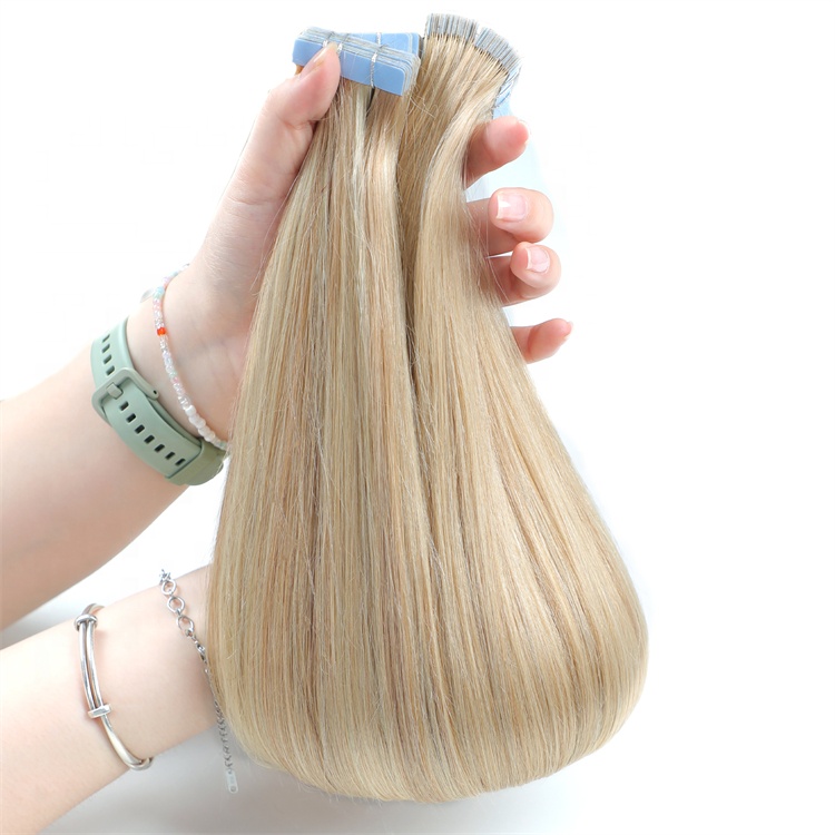 LSY HAIR P18/613/P12/613 Vietnamese Tape-In Hair Extensions 100% Remy Human Hair Machine Double Weft Salon Quality Invisible