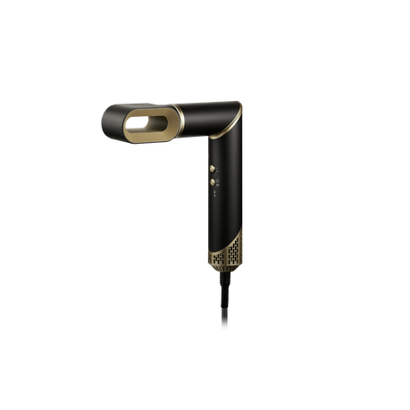 Carmen Ebony 5-in-1 Hot Air Brush Black Gold