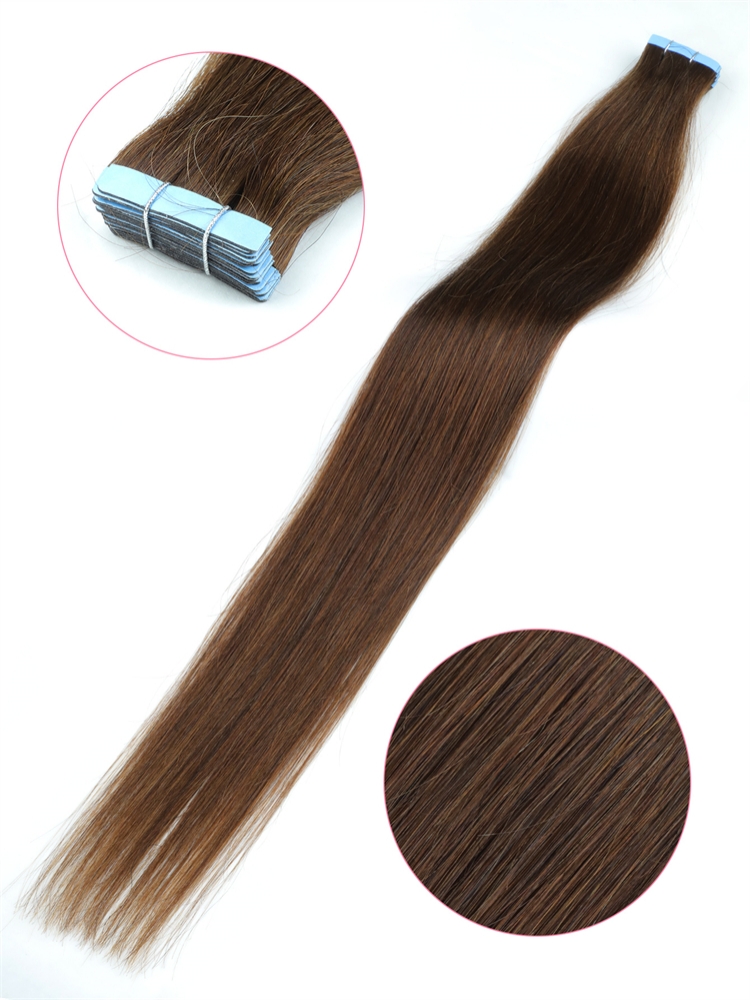 Tape Hair Extension Vietnamese Burmese Remy 100% Human Hair Invisible Double Weft Straight Thick End Chemical-Free Long Length