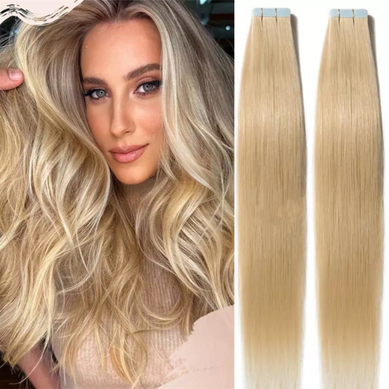 Factory Price Wholesale 99J Remy Vietnamese Tape Hair Extensions Machine Double Weft Chemical Free Multiple Lengths Colors Stock