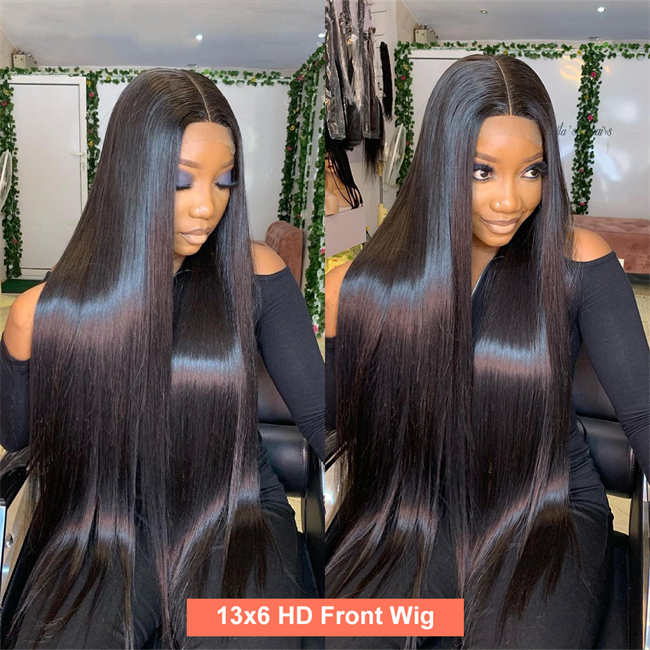 Top Sale HD Lace Wig 100% Human Hair HD Lace Frontal Wig 150% 180% 200% Density Lace Front Wig