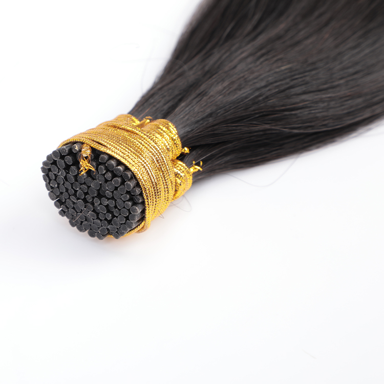 I Tip Hair Extension Vietnamese Burmese Remy 100% Human Hair Clip-in Machine Double Weft Seamless Straight Thick End All Colors