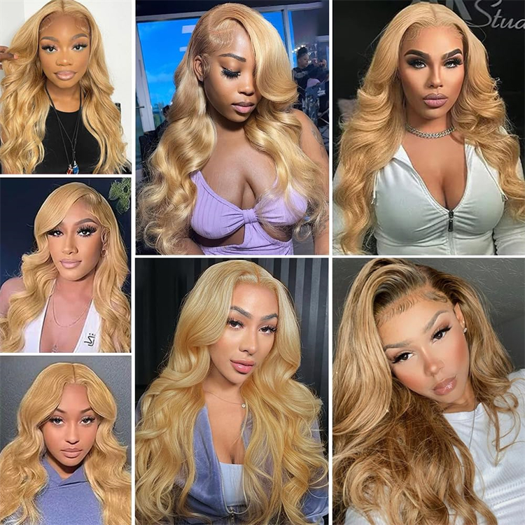 HD Transparent for Wig 180% Density 100% Cuticle Aligned Raw Indian Human Hair Green Blue Ginger Pink Yellow Women