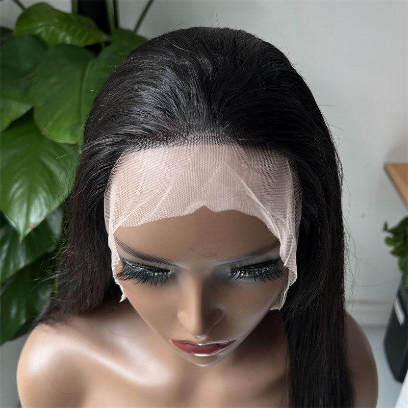 Raw Vietnamese Hair Glueless Wigs Human Hair Bone Straight Wigs Human Hair Lace Front 13x6 13x4 Swiss HD Lace Frontal Wig