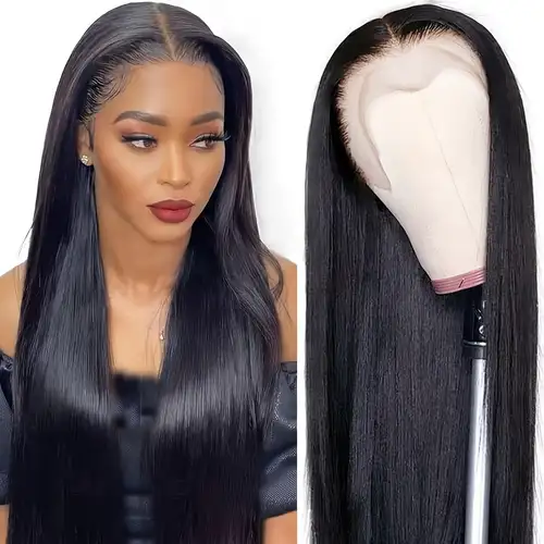 Raw Vietnamese Hair Glueless Wigs Human Hair Bone Straight Wigs Human Hair Lace Front 13x6 13x4 Swiss HD Lace Frontal Wig