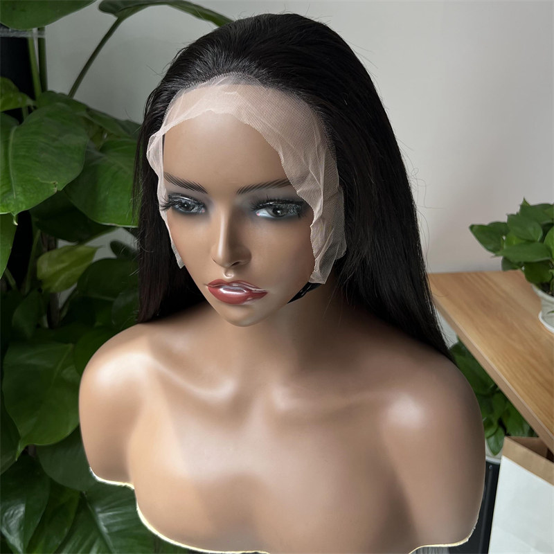 Raw Vietnamese Hair Glueless Wigs Human Hair Bone Straight Wigs Human Hair Lace Front 13x6 13x4 Swiss HD Lace Frontal Wig