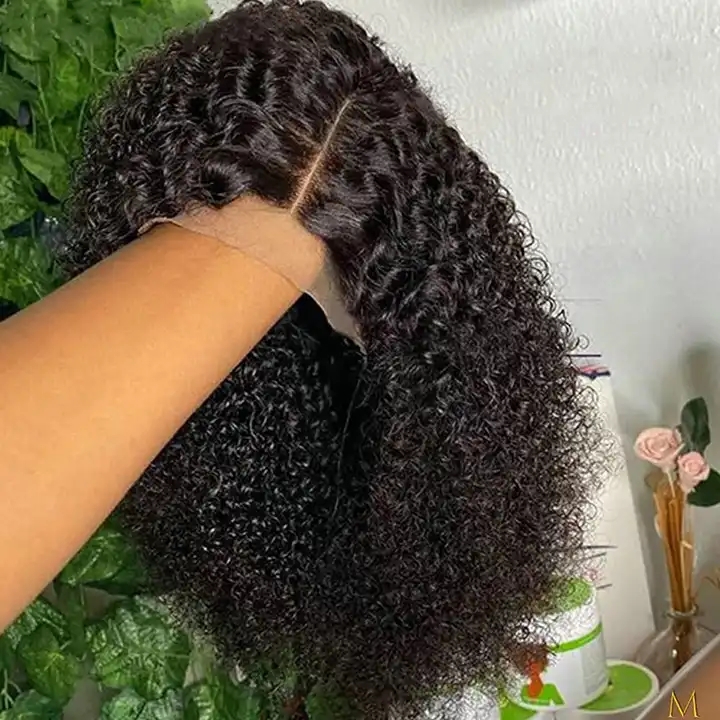 Wholesale Raw Indian Hair Short Bob Kinky Curly Front Wigs Glueless Full HD Lace Frontal Wigs Natural Human Hair for Black Women