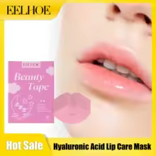 Eelhoe Hyaluronic Acid Lip Care Mask Nutrient Repair Keep Plumping Deeply Hydrating Non Stick Daily Lips Nourishing Patch 10PCS