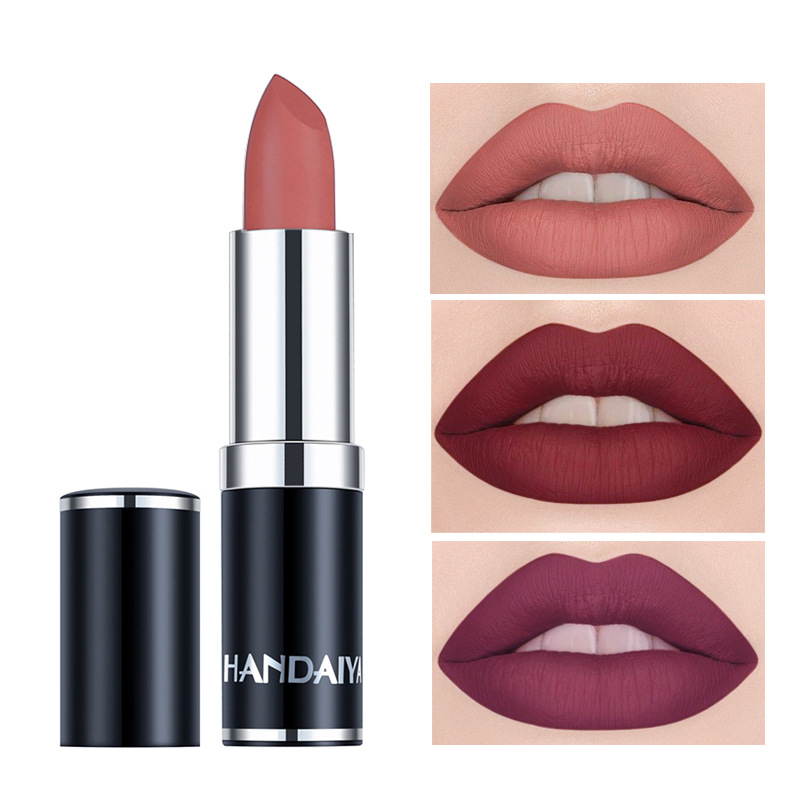 Handaiyan 12 Color Matte Lipstick 3.5g Waterproof Velvet