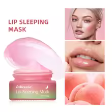 Jelly Peach Lip Sleeping Mask Hydrated Strong Barrier Lip Repair Nourish Protect Volumizes Dry And Chapped Lips Care Products