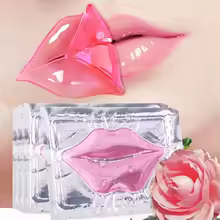 10/50Pcs Pink Gold White Crystal Collagen Lip Mask Plump Lips Moisturizing Nourishing Lip Patches Lips Plumper Skin Care Product