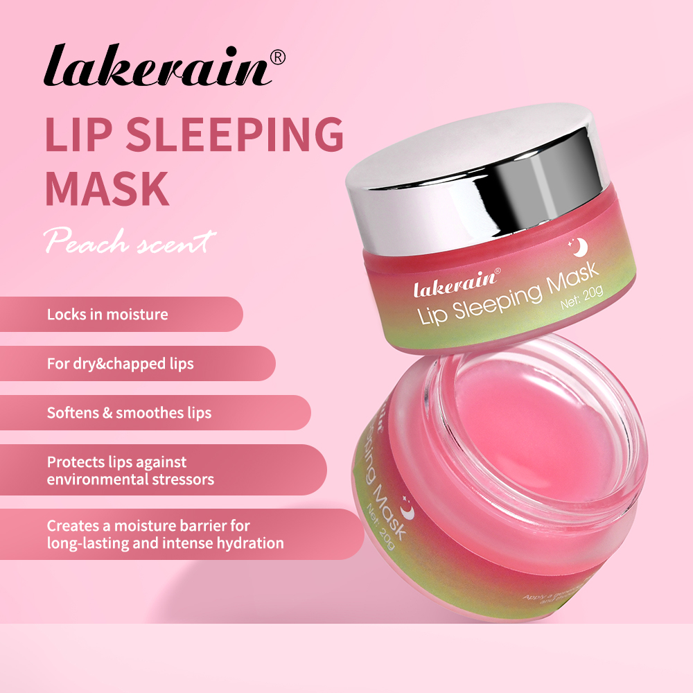 Jelly Peach Lip Sleeping Mask 15ml Hydrating Repair