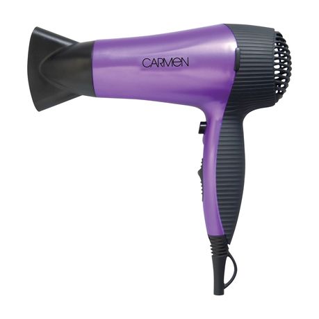 Carmen 1936 Studio Hair Dryer with Soft Touch Handle 1800W Purple
