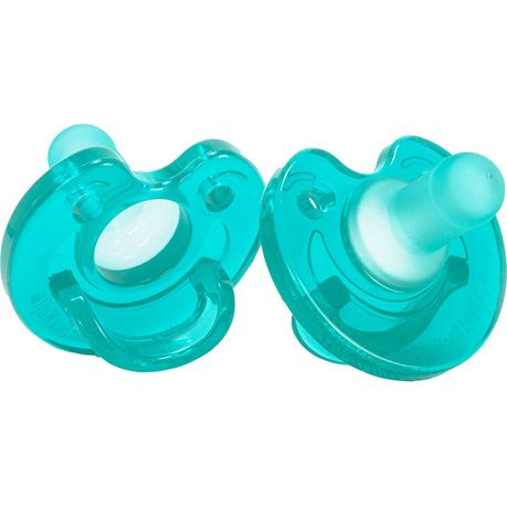 Philips Notched Newborn Soothie Pacifier, Green, 0-3 Months- 2 Pack