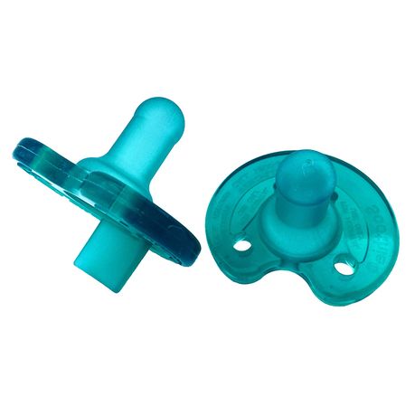 Philips Notched Newborn Soothie Pacifier, Green, 0-3 Months- 2 Pack