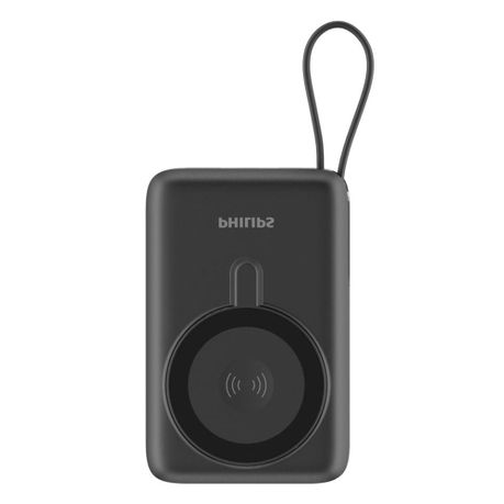 Philips 20,000mAh Power Bank PD 22.5W | Wireless & Built-In Cables